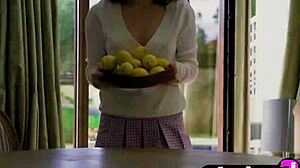 Big Ass Teen 18+ Model Hayli Sanders Strips in Hot Skirt.