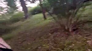 Impregnablelexa takes wolfdaddy901's dick bareback for anal creampie in public park