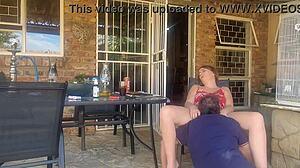 Friend's wife cheats with muff diving