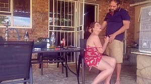 Friend's wife cheats with muff diving