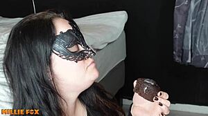Amateur Milf Eats Cupcake With Huge Cum Frosting Facial Swallow