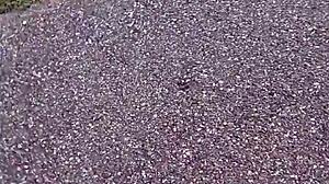 Impregnablelexa takes wolfdaddy901's dick bareback for anal creampie in public park