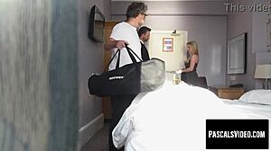 Georgie lyall gives attention to pascal white's cock