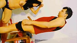 Want to see gorgeous girl in doggystyle assfucking?