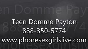 Humiliate small cock on phone with payton