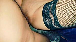 in the bedroom she opened up daringly!