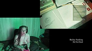 Naked Brunette With Big Tits Plays At Lake House.