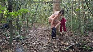 Stranger Fucks Me Hard in the Forest Outdoors
