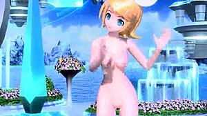 Kagamine Rin Nude Mod In Love Song Project Diva