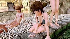 Exploring the luxurious harem hotel in episode 104