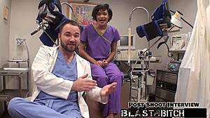 جاكي بانيس كسها مليء بالسائل المنوي POV