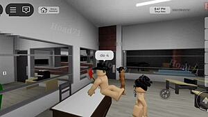 hot teacher punishes big-dicked students in brookhaven 😏