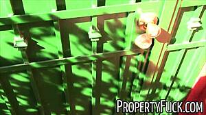 Young Black Real Estate Agent Tricked Into Outdoor Hardcore Blowjob