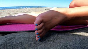 Beach Bombshell Sexydea Teases at Nude Shoreline