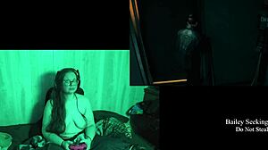 Naked Brunette With Big Tits Plays At Lake House.