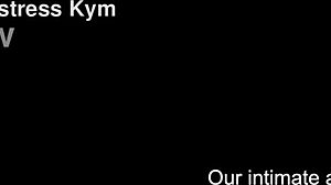 femdom mistress teases nipples on chastity sub