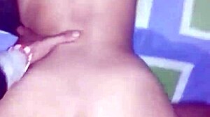 Latina teen sucks big cock before fucking