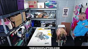 Teenshoplifter Big Ass Hot Blonde Teen 18+ Shoplifter Makes Fuck Deal With Mall Cop No Police Aria Banks London Ford