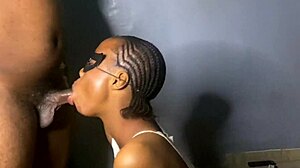 pretty next door neighbour surprisingly gives good blowjob with lick and spit