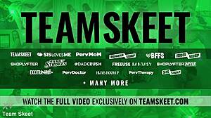 crazy about madi, the skinny redhead pornstar in lingerie and fishnets rides cowgirl with natural tits in wild sex tape trailer