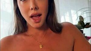 hotwife ana rothbard masturbates with blue eyes