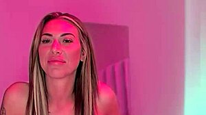 So excited to introduce London Carter, this fresh blonde British pornstar with tattoos in her backstage casting interview