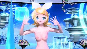 Kagamine Rin Nude Mod In Love Song Project Diva