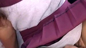 I fuck my stepsister in her school uniform with hairy pussy amateur sex home video.