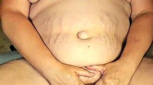 Pissing on the whore wife with big tits