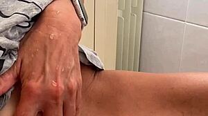 Real Morning Masturbation Her Fingers Gently Caress Small Clitoris