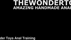 Ashley Rose tests huge dildo with anal fisting