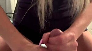 Did stepmom just help stepson cum in lingerie?