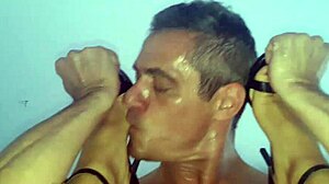 Do you love fucking while licking her feet?