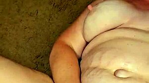 Pissing on the whore wife with big tits