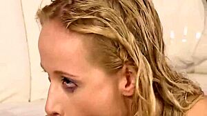 Slut Pisses on Cock in Competition