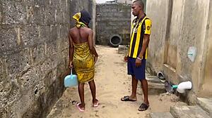 They chose wild sex outdoors before grabbing any food