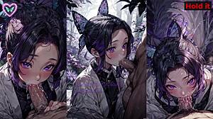 hashira training joi with mitsuri and shinobu, jerk off to these anime girls