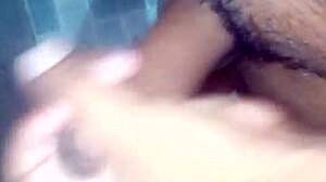 Chubby Guy Gets Intense Handjob Action From His Hand