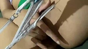 this beautiful colombian university nympho alexia loves fingering her ass and pussy in public outdoor spots