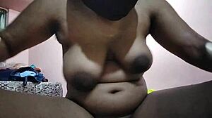 Desi stepsister gets creampie and fingering in front of stepbrother.