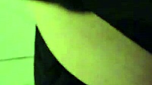 Skinny teen moans in kitchen