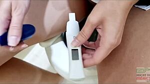 cogiendo with mexican schoolgirl ends in tight creampie mess