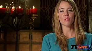 Horny Wife and Husband Indulge in Steamy Pre-Party Sex While Showering Together