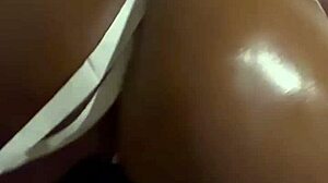 naughty ebony maid twerking that huge ass for fun 😜