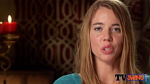 Horny Wife and Husband Indulge in Steamy Pre-Party Sex While Showering Together