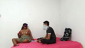 Big Natural Tits Milf Plays Truth Or Dare With Stepsiblings Ending In Hot Blowjob