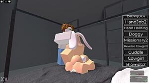 Bunny Girl With Big Tits Fucks In Game