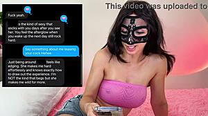 He becomes her cumslut boyfriend with jerk off instructions schedule. Femdom pov unfolds for slut girlfriend.