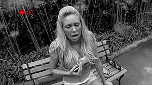 amateur blonde babe gets rough passionate fucking in wet pussy orgasm sex