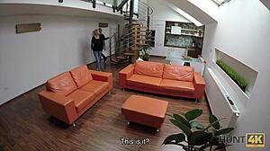 Blonde Stops Fighting With Boyfriend Because Stranger Gives Money For Pov Cuckold Sex